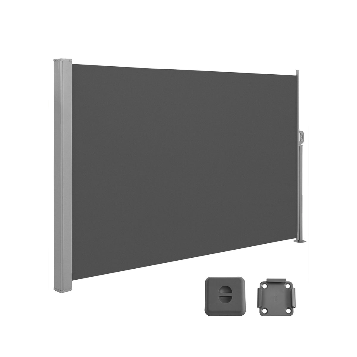 IDMarket Paravent extérieur 180 x 400 cm anthracite au meilleur prix sur