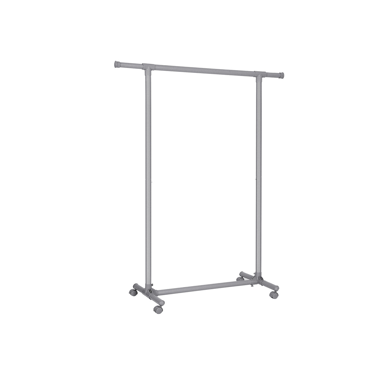 Metalen Kledingrek Op Wielen - Uitschuifbaar - Draagkracht 90 kg - Ver Metalen Kledingrek Op Wielen - Uitschuifbaar - Draagkracht 90 kg - Ver
