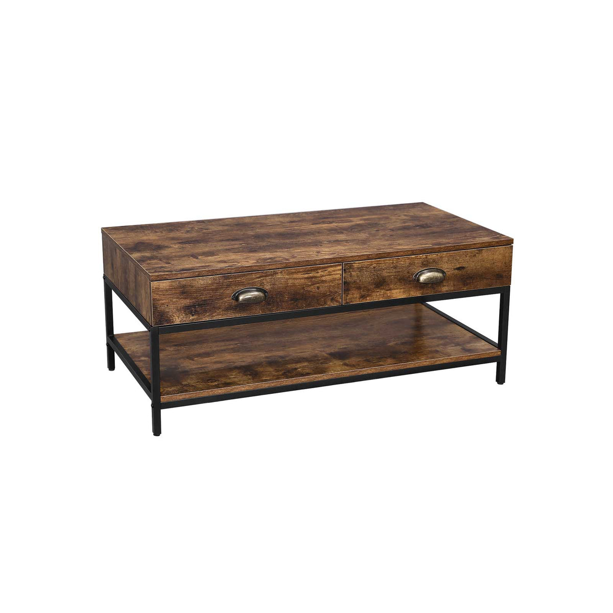 Salontafel Martin Walnoot 80cm Vierkant Salontafel Martin Walnoot 80cm Vierkant