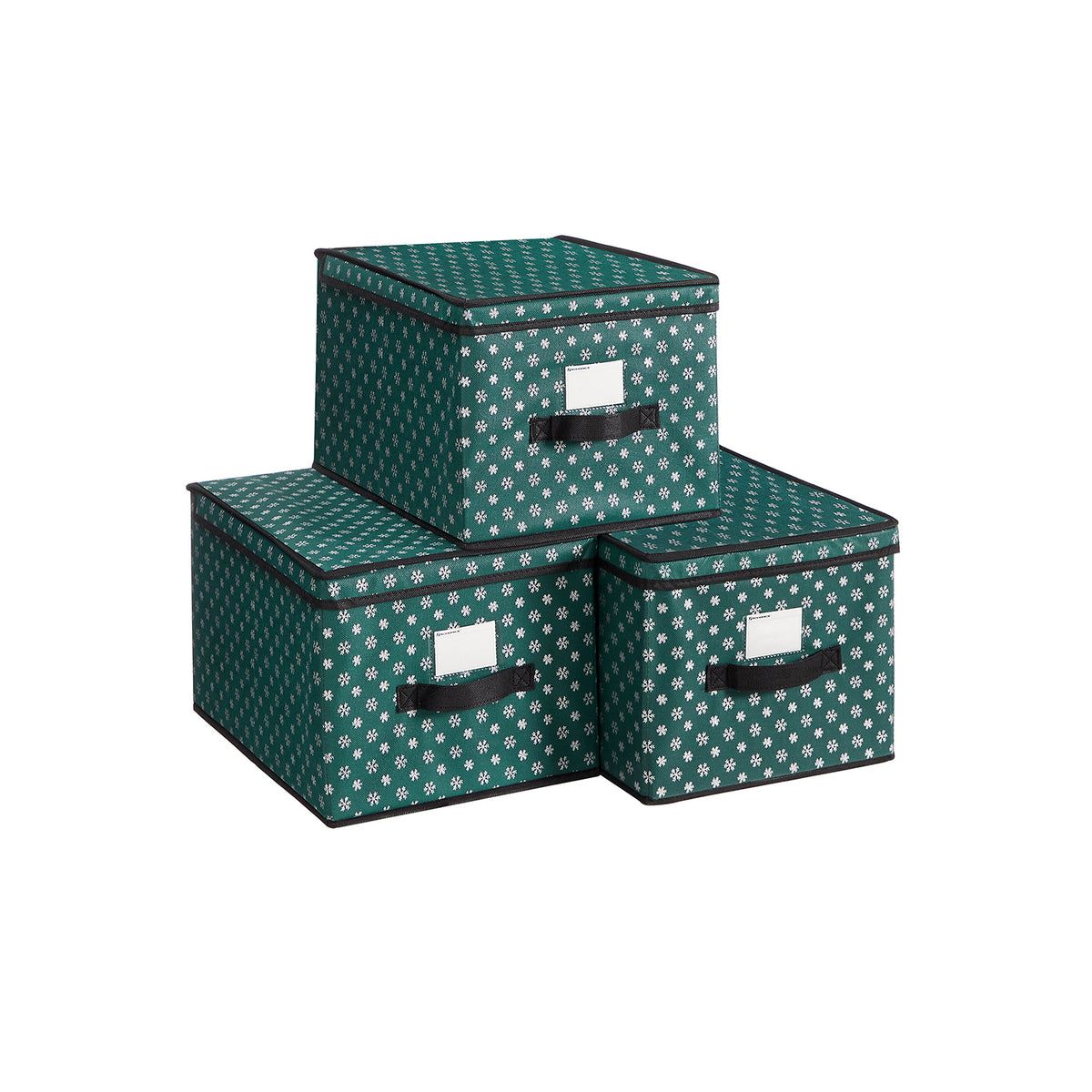 SONGMICS RFB031T02 Opbergdoos voor kerstballen, 96 vakken van elk 7,6 cm, 96 ,5 x 33,5 x 17,5 cm, met handgrepen met ritssluiting, opslag onder het bed, kersenrood
