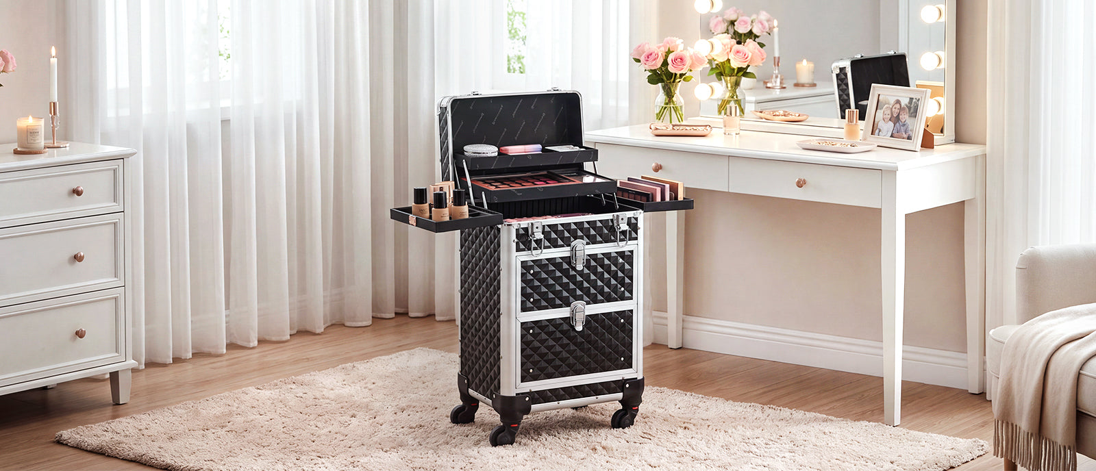 Make-upkoffers en -tassen