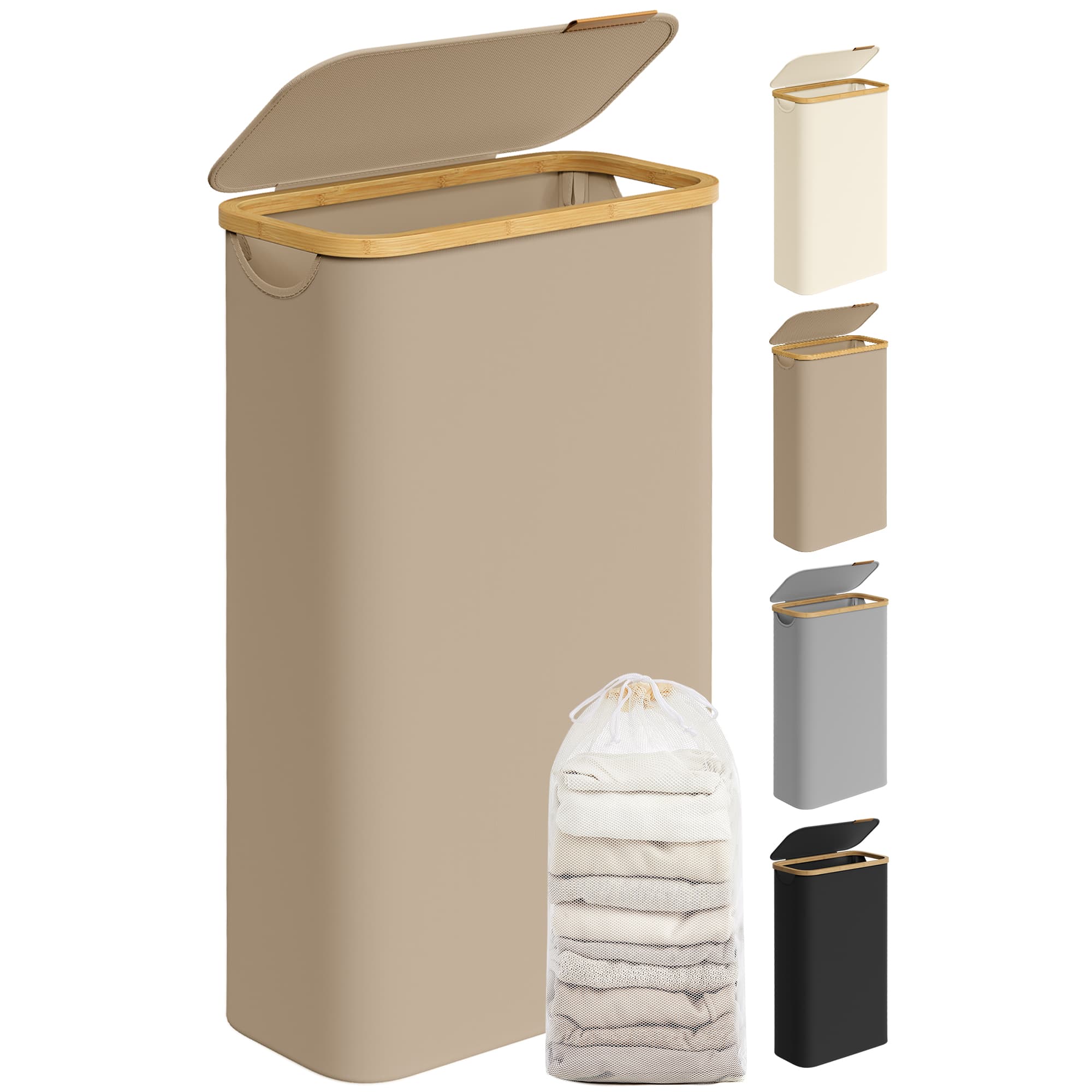 Wasmand 65 liter met deksel