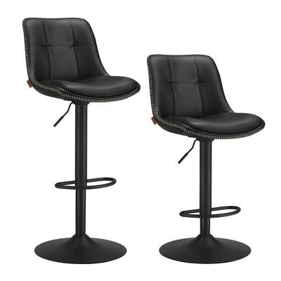 Barkruk set van 2 met rugleuning