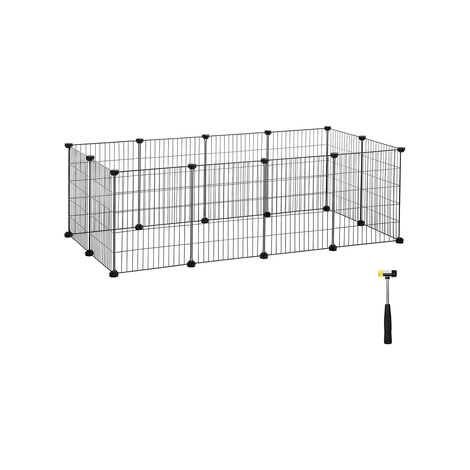 DIY-verblijf voor kleine dieren met metalen roosters