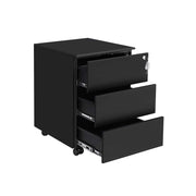 Rolcontainer mat zwart