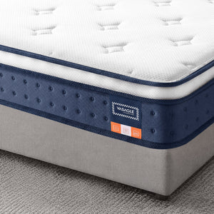 Pocketveringmatras met Geltraagschuim en Zevenzonesupport